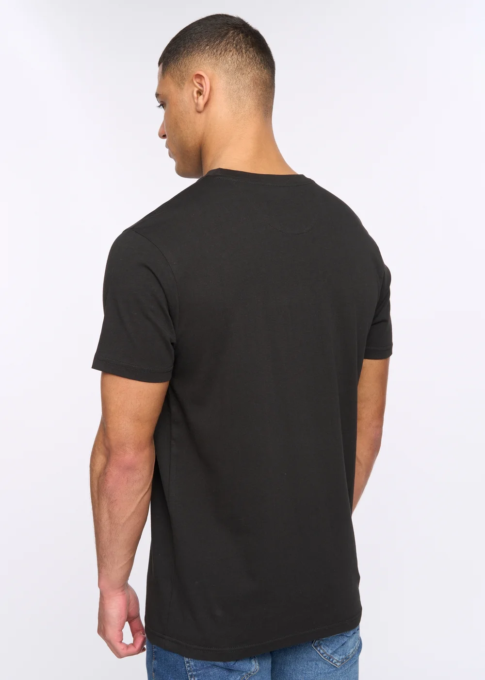 Henleys Black Henclose T-Shirt - Large Image 2