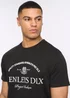 Henleys Black Henclose T-Shirt - Large Image 4