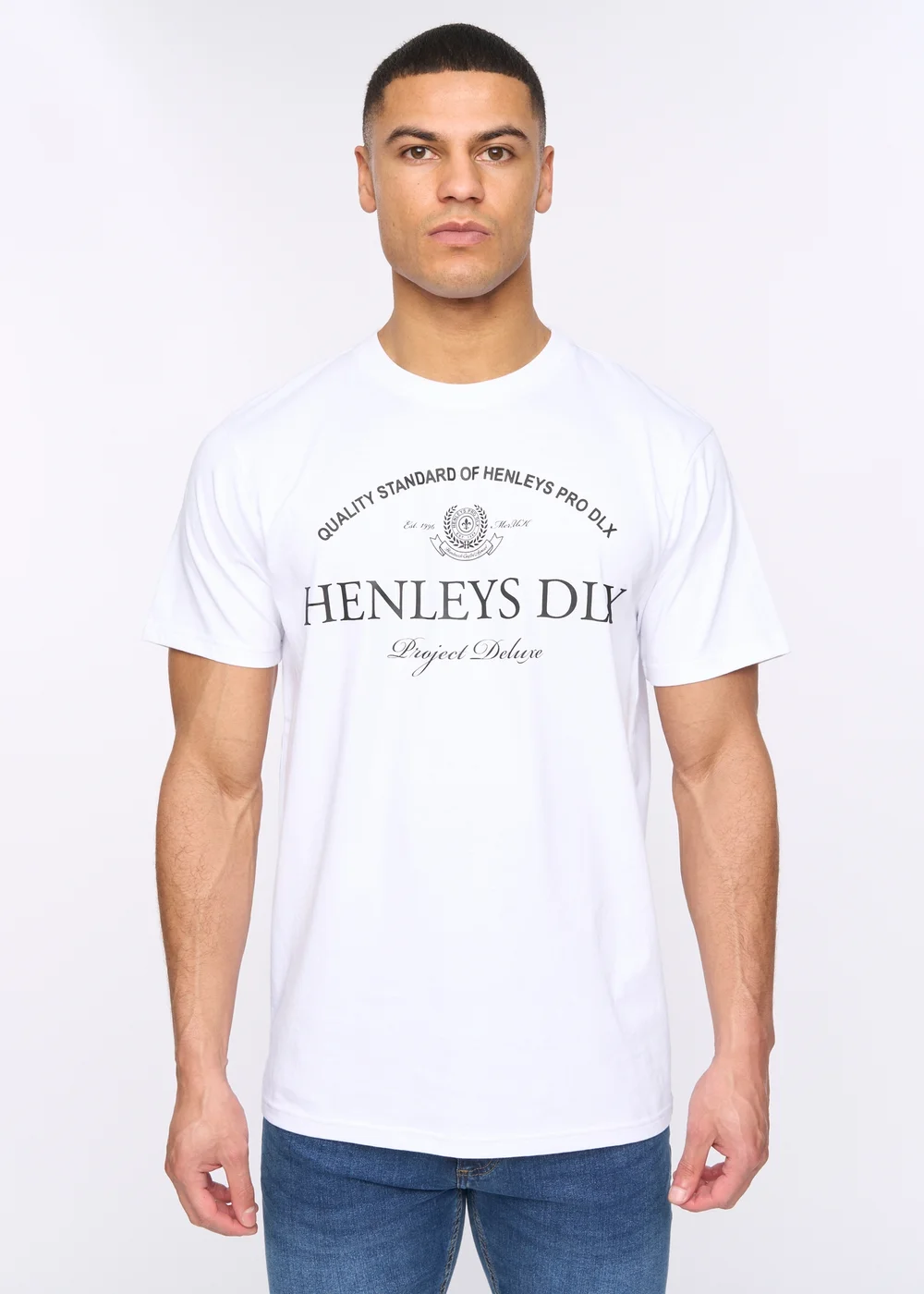 Henleys White Henclose T-Shirt - Small Image 1