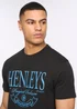 Henleys Black Henbank T-Shirt - Small Image 4
