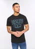 Henleys Black Henbank T-Shirt - Small Image 3