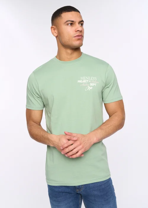 Henleys Sage Hentitled T-Shirt - Medium Image 3