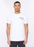 Henleys Optic White Hentitled T-Shirt - Large Image 1