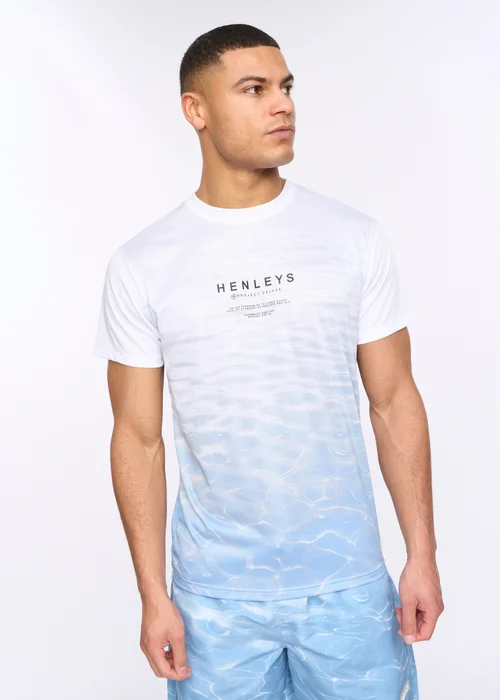 Henleys Denim Blue Henpool T-Shirt - Large Image 3