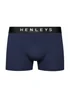 Henleys Assorted Inkset Boxers 5 pack - Small Image 2