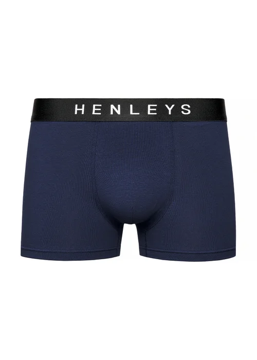 Henleys Assorted Inky Boxers 3 pack - Large Image 3