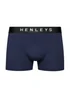 Henleys Assorted Inky Boxers 3 pack - Large Image 3