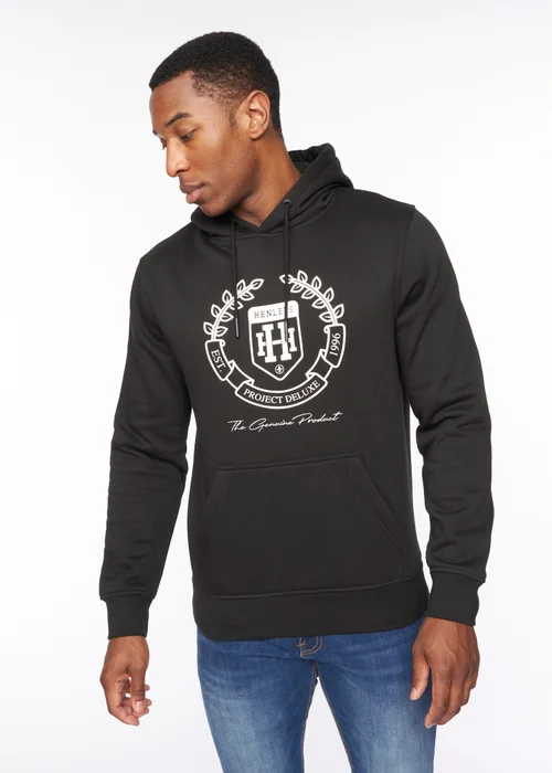 Henleys Black Myer Hoodie - Extra Large Image 3