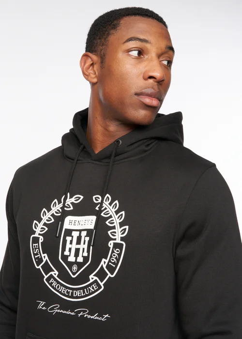Henleys Black Myer Hoodie - Extra Large Image 4