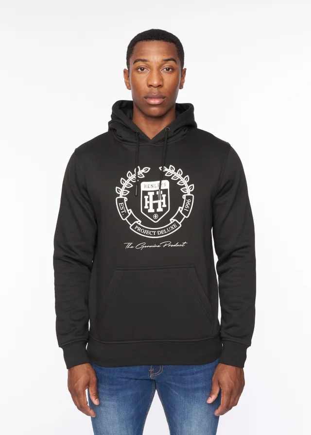 Henleys Black Myer Hoodie