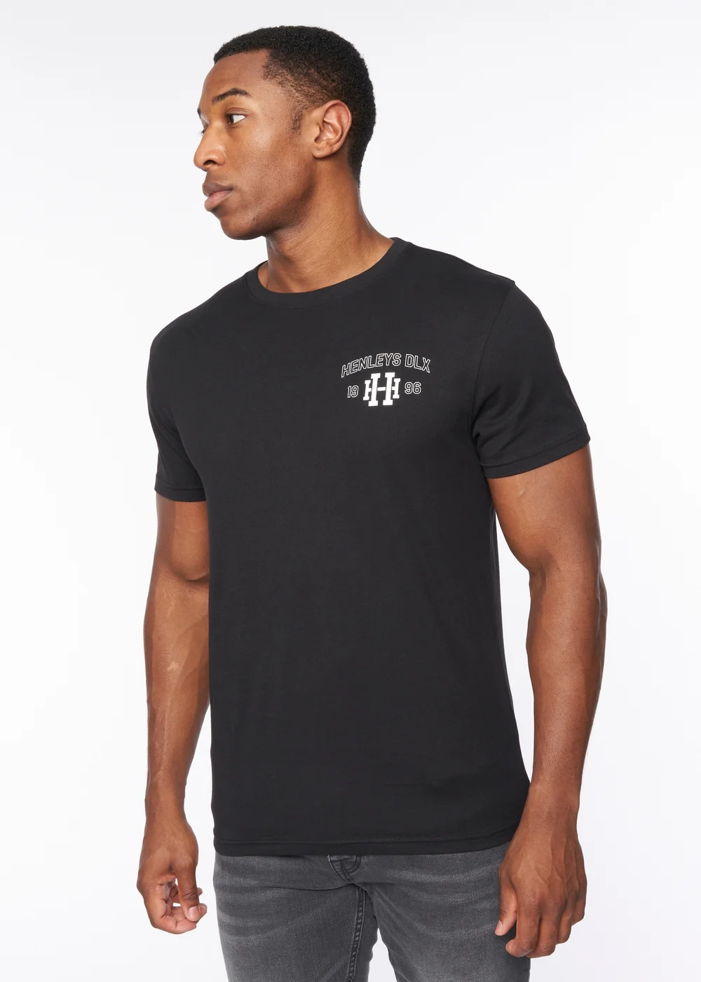 Henleys Black Melvern T-Shirt - Extra Large Image 2