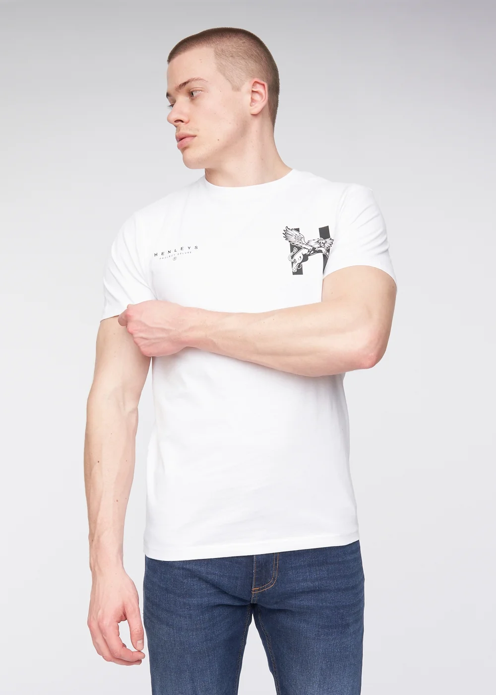Henleys White Kilhen T-Shirt - XL Image 3