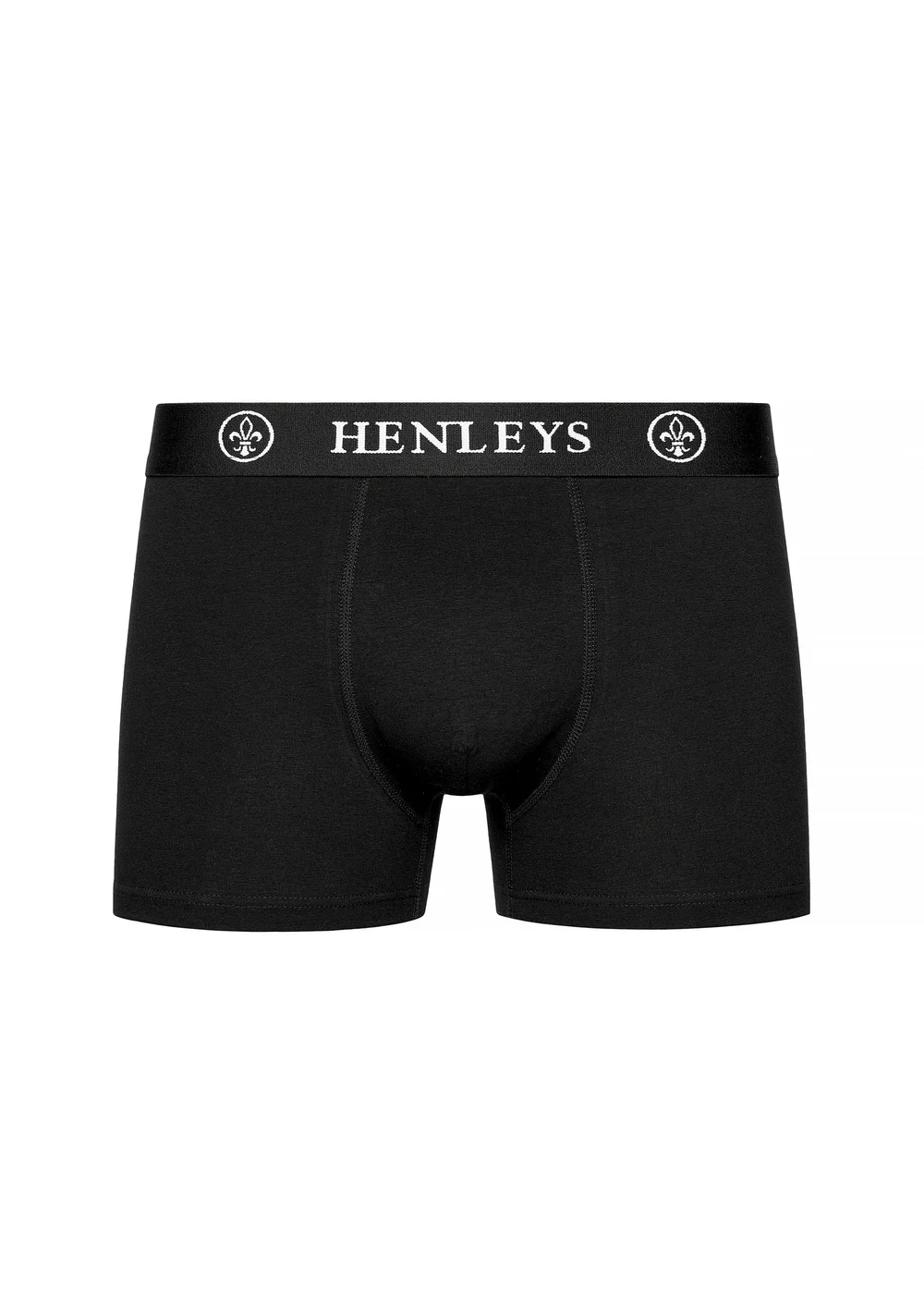 Henleys Black McBlacken Boxers 12 pack - Extra Large Image 2