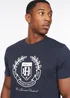 Henleys Navy Myer T-Shirt - Large Image 4