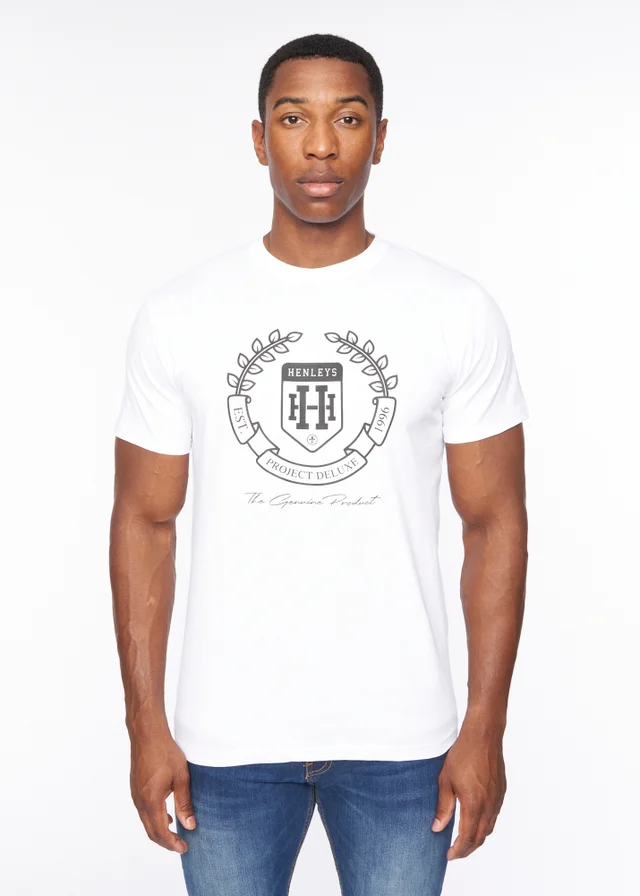 Henleys Optic White Myer T-Shirt