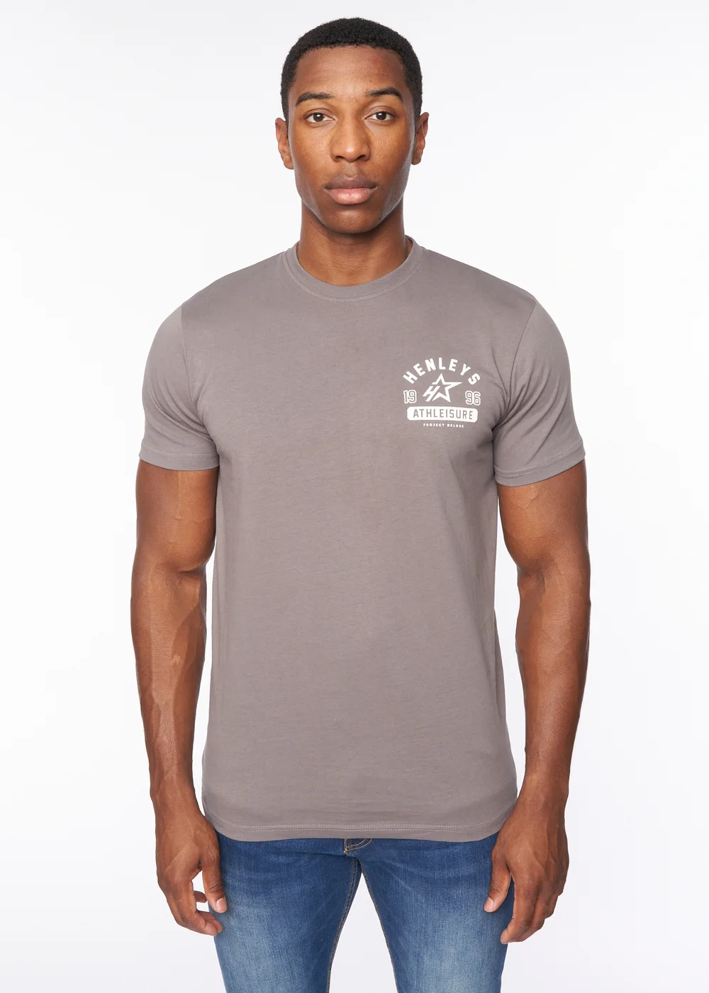 Henleys Dark Grey Upton T-Shirt - Medium Image 1