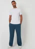 Threadbare Blue Wide Leg Joggers - L Image 3