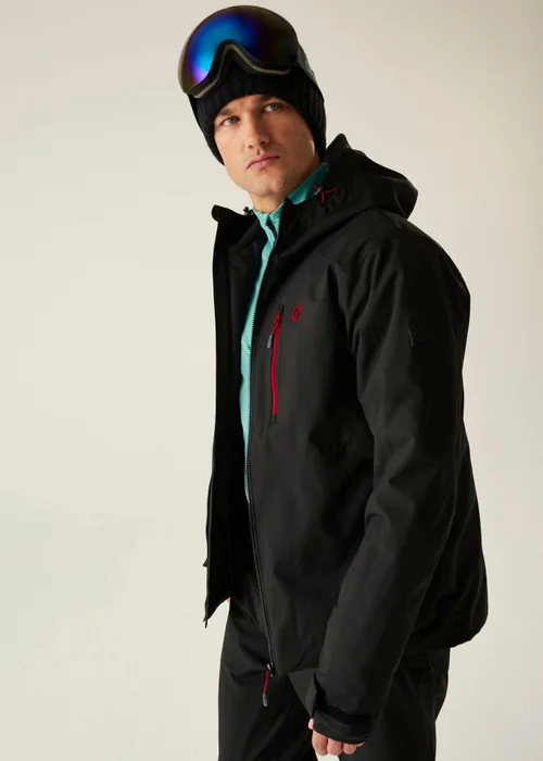 Dare2B Black/Red Eagle III Waterproof Waterproof Insulated Jacket - M Image 1