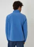 Threadbare Cobalt Microfleece Quarter Zip Sweatshirt - M Image 2