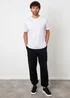 Threadbare Black Relaxed Fit Cuffed Joggers - S Image 3