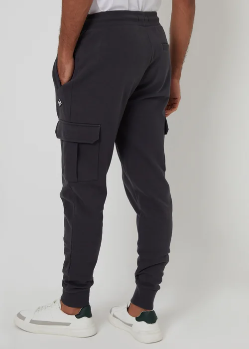 Threadbare Charcoal Cargo Style Joggers - S Image 2