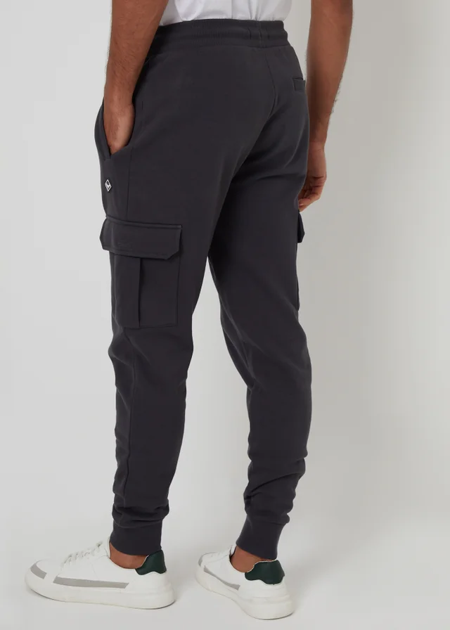 Threadbare Charcoal Cargo Style Joggers