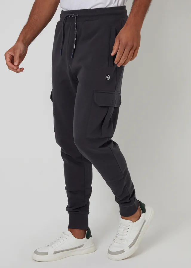 Threadbare Charcoal Cargo Style Joggers
