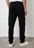 Threadbare Black Cargo Joggers - L Image 2
