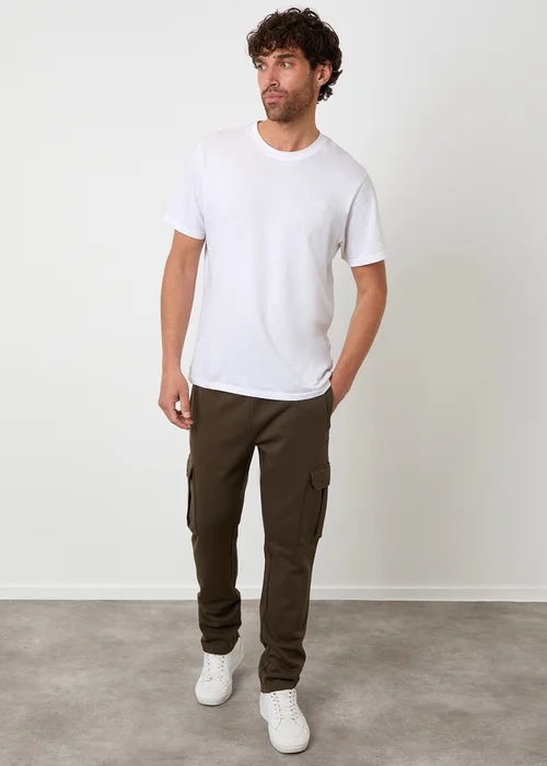 Threadbare Khaki Cargo Joggers - XL Image 3