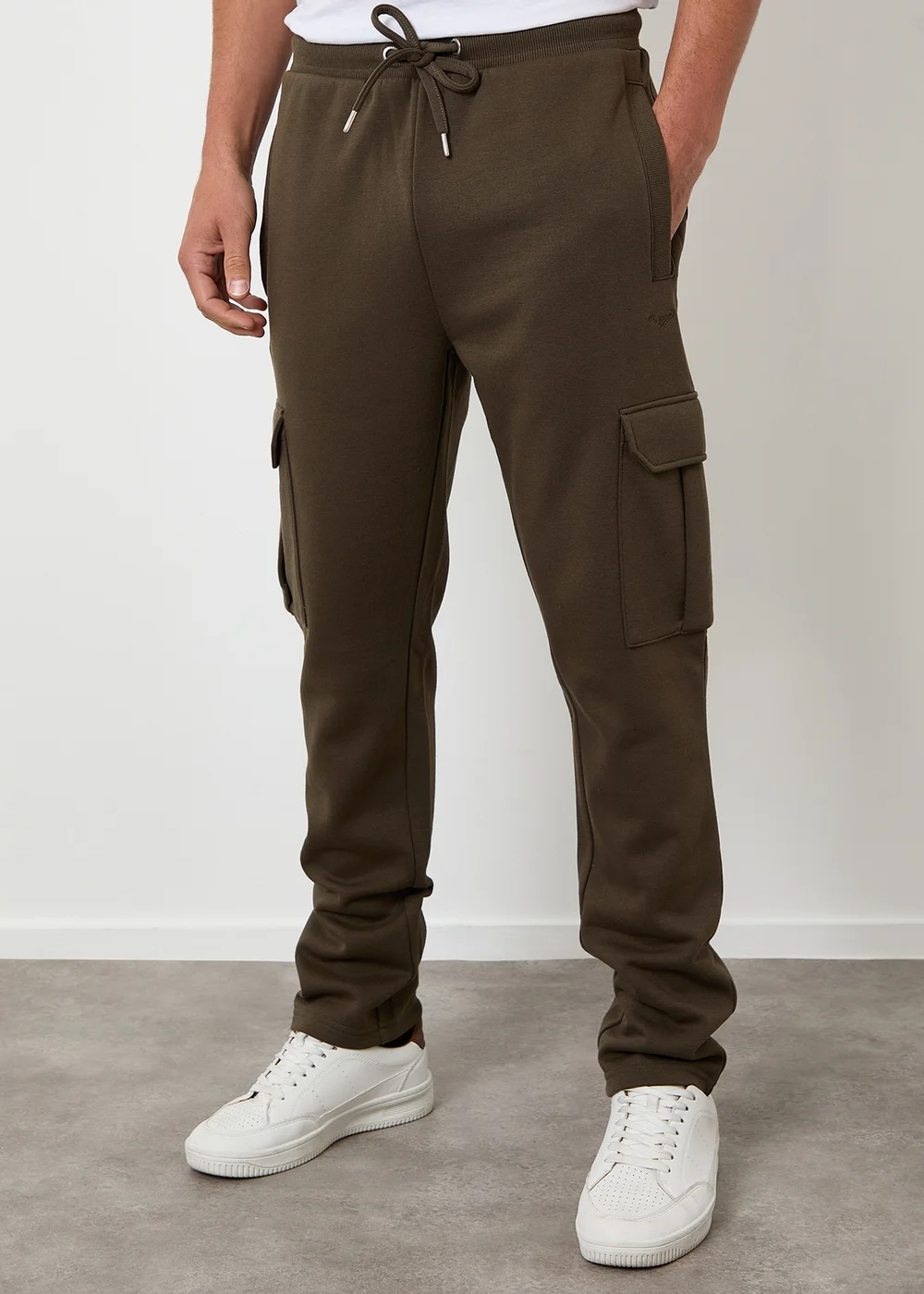 Threadbare Khaki Cargo Joggers - XL Image 1