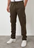 Threadbare Khaki Cargo Joggers - XL Image 1