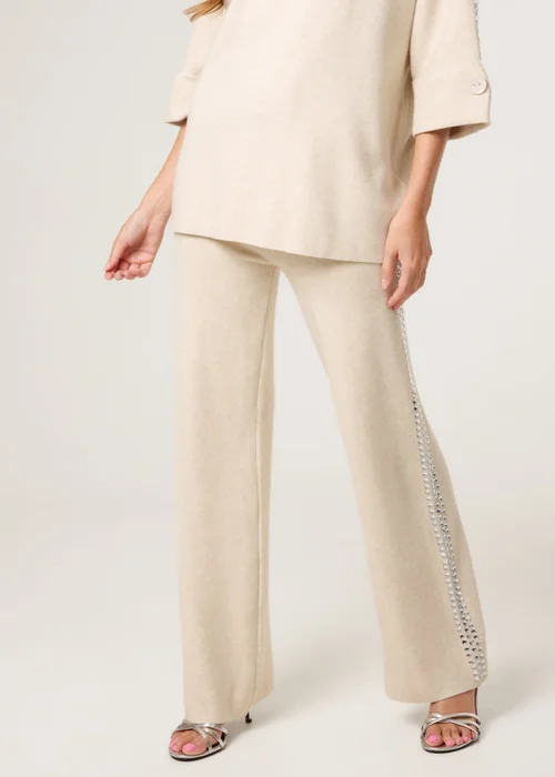 Blue Vanilla Stone Square Rhinestone Trousers - L/XL Image 2