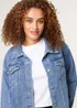 Blue Vanilla Blue Embellished Denim Jacket - S/M Image 2
