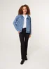 Blue Vanilla Blue Embellished Denim Jacket - S/M Image 3