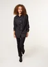 Blue Vanilla Black Long Sleeved Denim Shirt - Medium Image 2