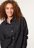 Blue Vanilla Black Long Sleeved Denim Shirt - Medium Image 3