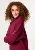Blue Vanilla Red Button Shoulder Jumper - Large/Extra Large Image 2