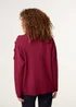 Blue Vanilla Red Button Shoulder Jumper - Large/Extra Large Image 4