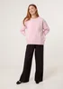 Blue Vanilla Pink Round Neck Jumper - Large/Extra Large Image 2