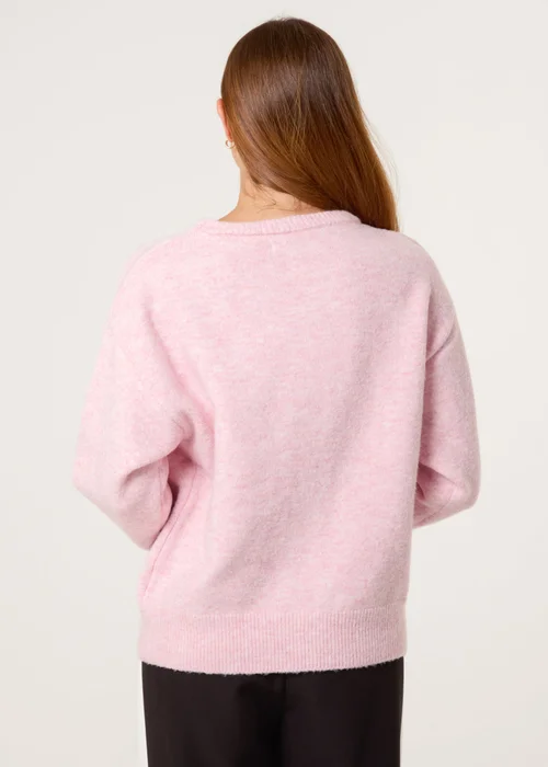 Blue Vanilla Pink Round Neck Jumper - Large/Extra Large Image 4