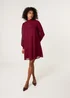 Blue Vanilla Red High Neck Shift Dress - 16 Image 2