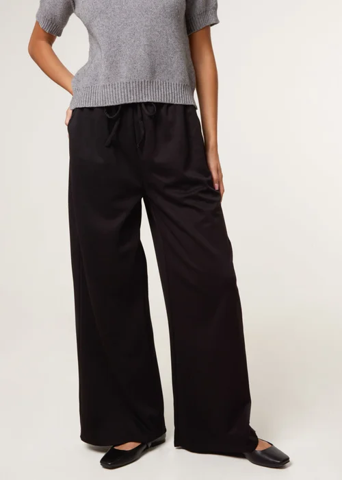 Blue Vanilla Black Wide Leg Trouser - S/M Image 2