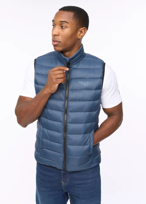 Crosshatch Navy Gattering MVE Gilet - XL Image 3