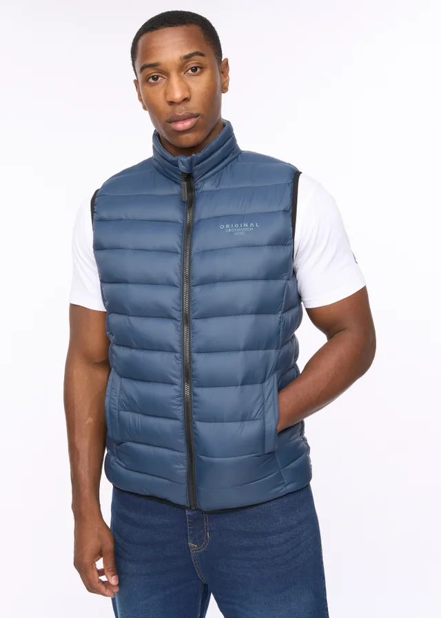 Crosshatch Navy Gattering MVE Gilet
