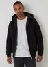 Threadbare Black Padded Knitted Jacket With Puffer Lining - XXL Image 1