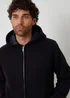 Threadbare Navy Padded Knitted Jacket With Puffer Lining - S Image 4