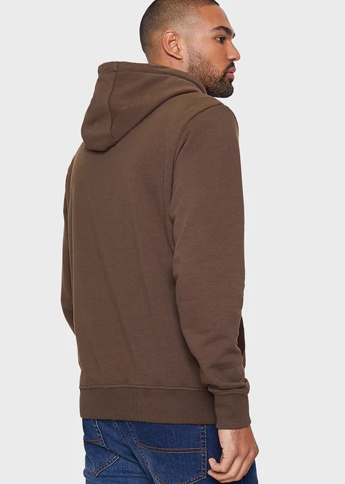 Threadbare Chocolate Cotton Blend Pullover Hoody - XL Image 2
