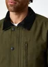 Threadbare Khaki Cotton Twill Lightweight Jacket - M Image 4