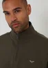 Threadbare Black 2 Pack Quarter Zip Neck Sweatshirts - M Image 5