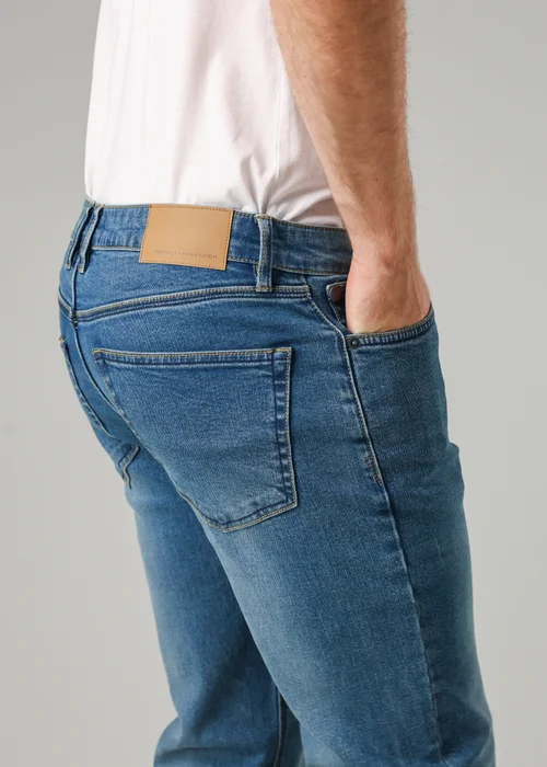 French Connection Light Blue Cotton Straight Leg Stetch Denim Jeans - 30/L32 Image 3